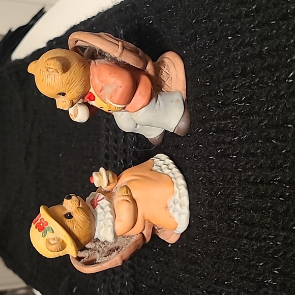 1401 Tea Time Bears Figurines - Picture 4 of 5